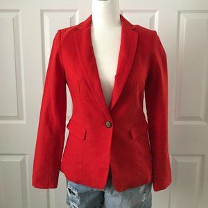 Dalia red fitted blazer